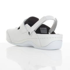 Ортопедические сабо женские, белые LM ORTHOPEDIC, LM-700.005R