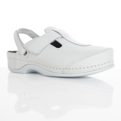 Ортопедические сабо женские, белые LM ORTHOPEDIC, LM-700.005R