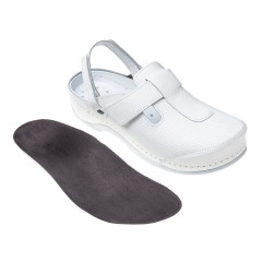 Ортопедические сабо женские, белые LM ORTHOPEDIC, LM-700.005R
