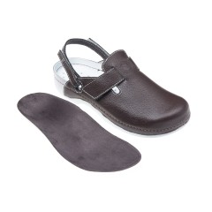 Ортопедические сабо LM ORTHOPEDIC коричневые LM-706N.008