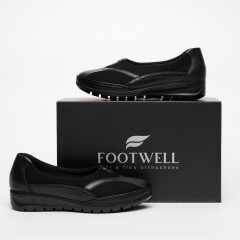Туфли женские анатомические FOOTWELL черные