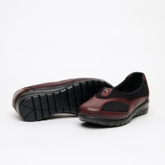 Туфли женские анатомические FOOTWELL бордовые