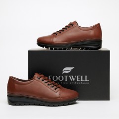 Туфли женские анатомические FOOTWELL коричневые