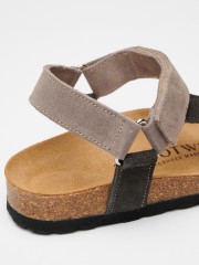 Сандалии женские анатомические FOOTWELL черный микс Soft