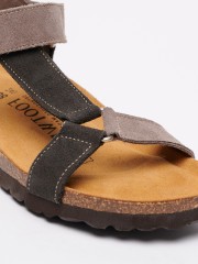Сандалии женские анатомические FOOTWELL черный микс Soft