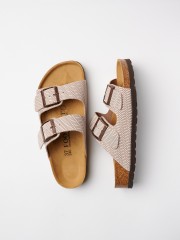 Сандалии женские анатомические FOOTWELL пудра Basic