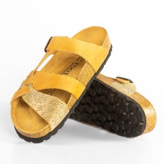 Сандалии женские анатомические FOOTWELL карамель Basic